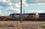 CSX C40-8 Locomotive at the yard